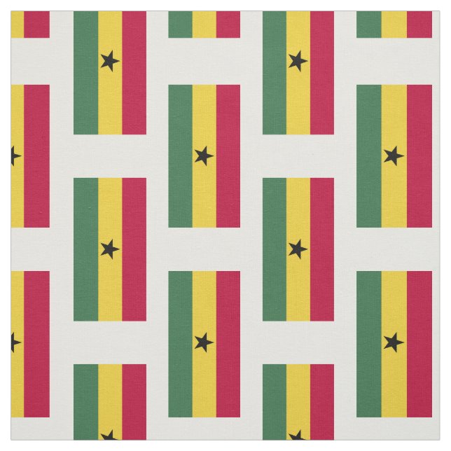 Flagge von Ghana Stoff (Muster)