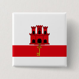 Flagge von Gibraltar Button