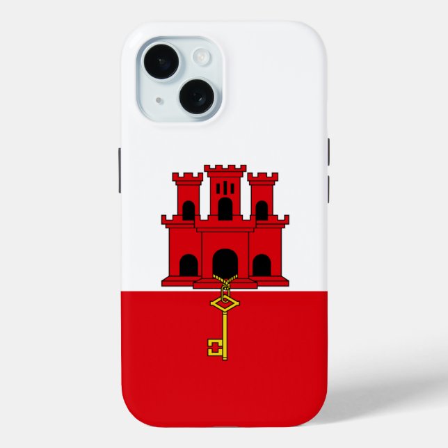 Flagge von Gibraltar Case-Mate iPhone Hülle (Rückseite)