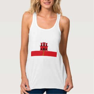 Flagge von Gibraltar Tank Top