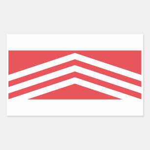 Flagge von Glamorgan Rechteckiger Aufkleber