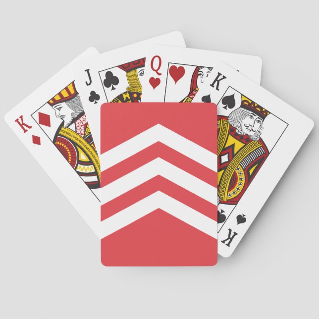 Flagge von Glamorgan-Spielkarten Spielkarten (Rückseite)