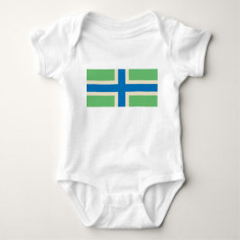 Flagge von Gloucestershire (Landkreis des Vereinig Baby Strampler