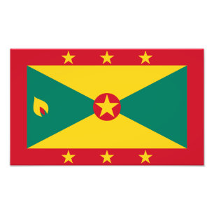 Flagge von Grenada Fotodruck