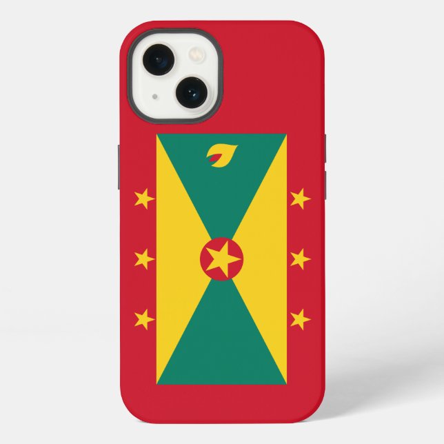 Flagge von Grenada iPhone Hülle (Rückseite)