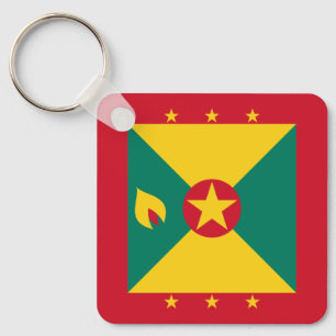 Flagge von Grenada Schlüsselanhänger
