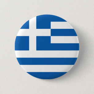 Flagge von Griechenland Button