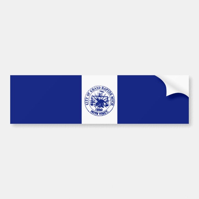 Flagge von Großzügen (Stadt Michigan) Autoaufkleber (Vorne)