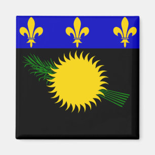 Flagge von Guadeloupe Magnet