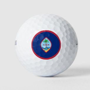 Flagge von Guam Golfball