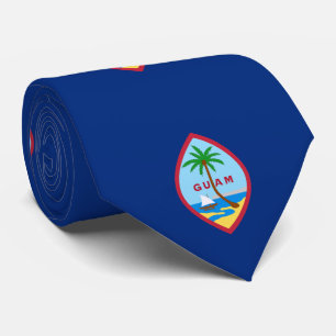 Flagge von Guam Krawatte
