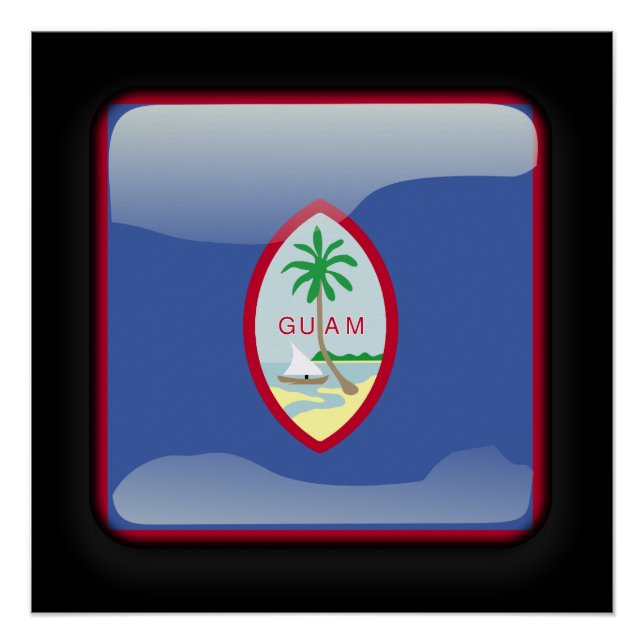 Flagge von Guam Poster (Vorderseite)