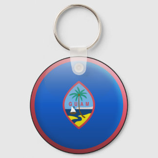 Flagge von Guam Schlüsselanhänger