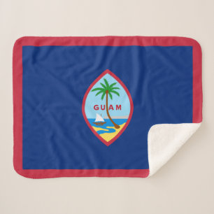Flagge von Guam Sherpadecke