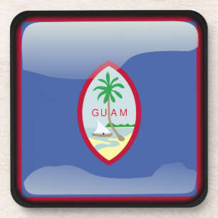 Flagge von Guam Untersetzer