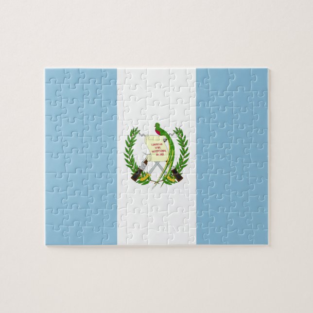 Flagge von Guatemala (Horizontal)