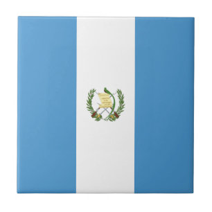 Flagge von Guatemala Fliese