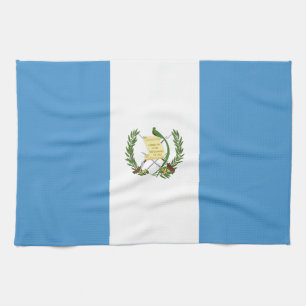Flagge von Guatemala Geschirrtuch