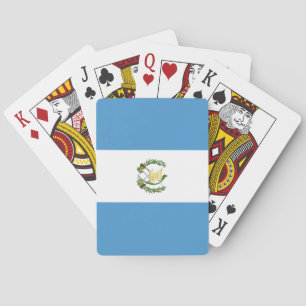 Flagge von Guatemala Spielkarten