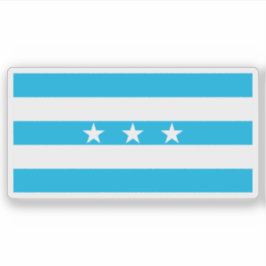 Flagge von Guayaquil, Ecuador Aufkleber