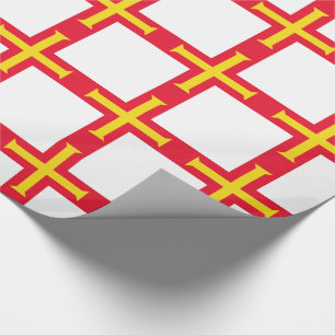 Flagge von Guernsey Geschenkpapier