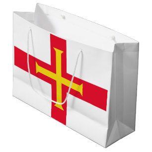 Flagge von Guernsey Große Geschenktüte
