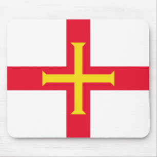 Flagge von Guernsey Mousepad