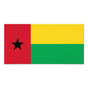 Flagge von Guinea-Bissau Fotodruck