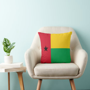 Flagge von Guinea-Bissau Kissen