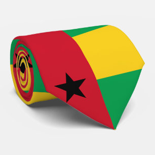 Flagge von Guinea-Bissau Krawatte