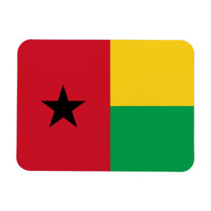 Flagge von Guinea-Bissau Magnet
