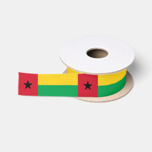 Flagge von Guinea-Bissau Satinband