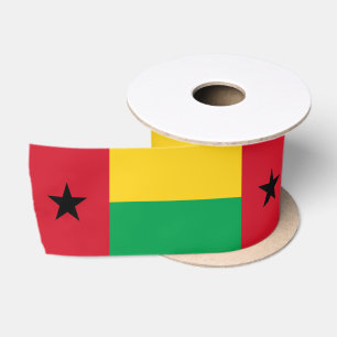Flagge von Guinea-Bissau Satinband