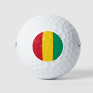 Flagge von Guinea Golfball