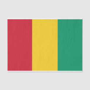 Flagge von Guinea Seidenpapier
