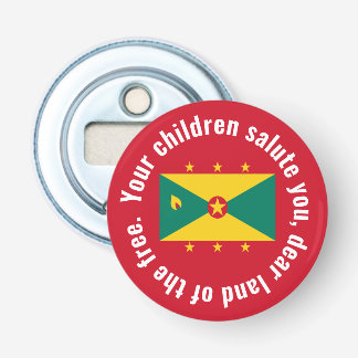 Flagge von Guyana Nationalhymne Rot Grün Gelb Flaschenöffner