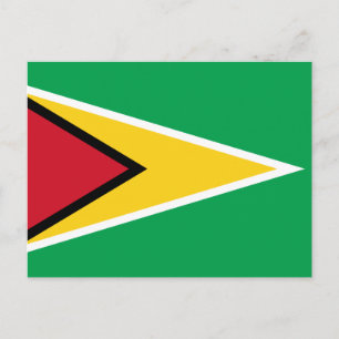 Flagge von Guyana Postkarte