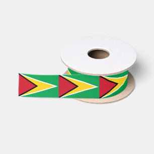 Flagge von Guyana Satinband