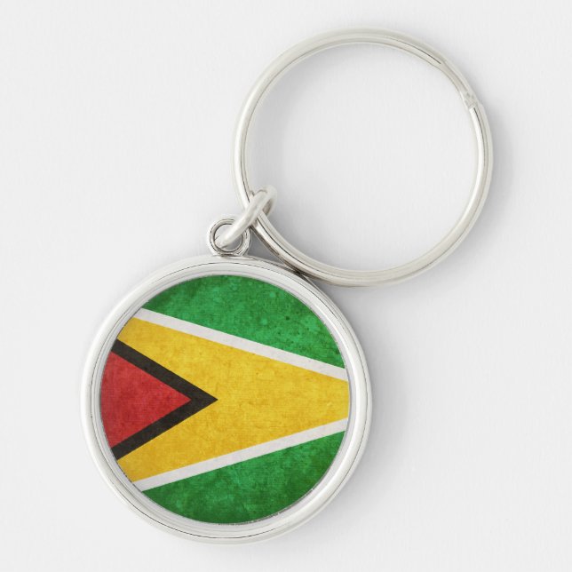 Flagge von Guyana Schlüsselanhänger (Vorne)