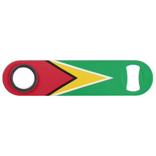 Flagge von Guyana Speed Flaschenöffner