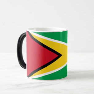 Flagge von Guyana Verwandlungstasse