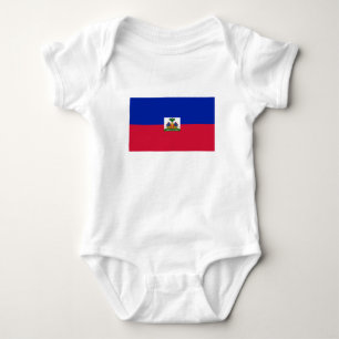 Flagge von Haiti Baby Strampler