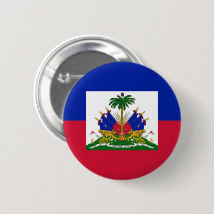 Flagge von Haiti Button