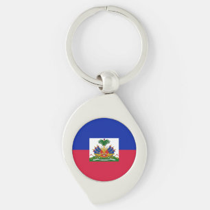 Flagge von Haiti Schlüsselanhänger