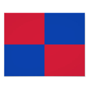Flagge von Harenkarspel Fotodruck