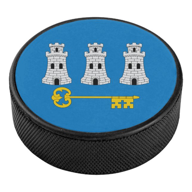 Flagge von Havanna, Kuba Hockey Puck (3/4)