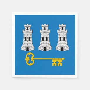 Flagge von Havanna, Kuba Napkins Serviette