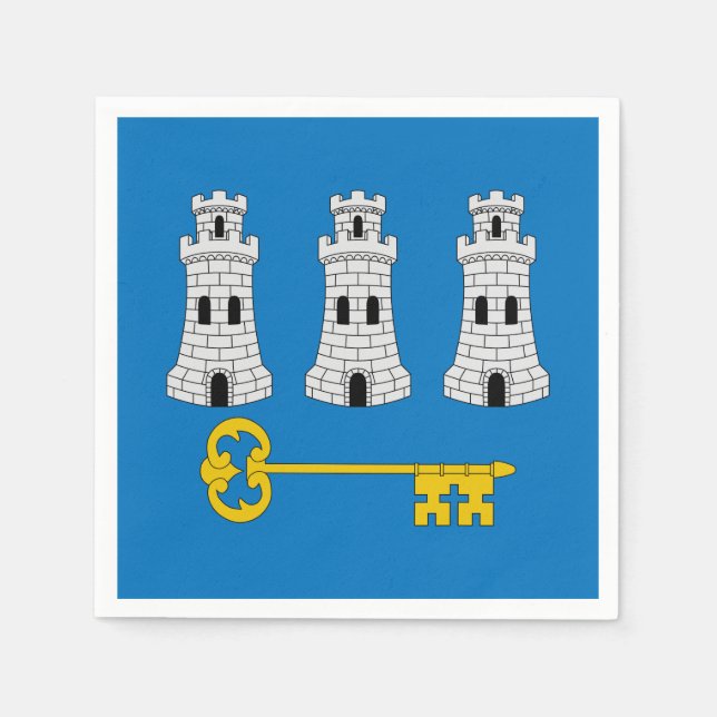 Flagge von Havanna, Kuba Napkins Serviette (Vorderseite)