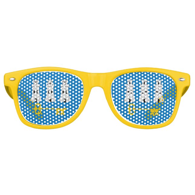 Flagge von Havanna, Kuba Sonnenbrille (Vorderseite)