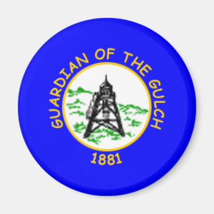 Flagge von Helena, Montana Magnet